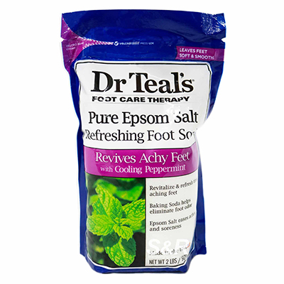 Dr Teal's Epsom Salt Solution Revives Achy Feet 909g