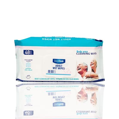 Deep Fresh Adult Wet Wipes (Cleaning Towels) - 48 pieces