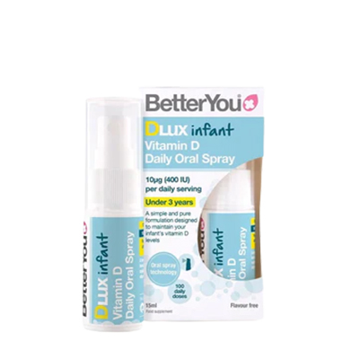 Better You Dlux Infant Vitamin D3 400iu Spray 15ml