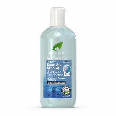 Dr. Organic Dead Sea Mineral Shampoo & Conditioner 2 in 1 265ml