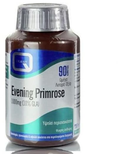 Quest Evening Primrose Oil Caps 1000mg + Vit E - 90's