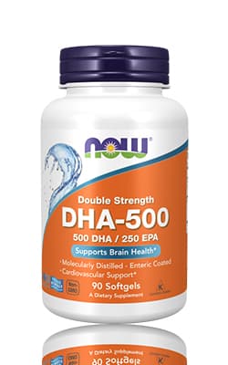 Now DHA 500 Caps 180's