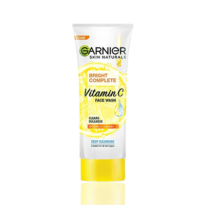 Garnier Bright Complete Vitamin C Face Wash-100g