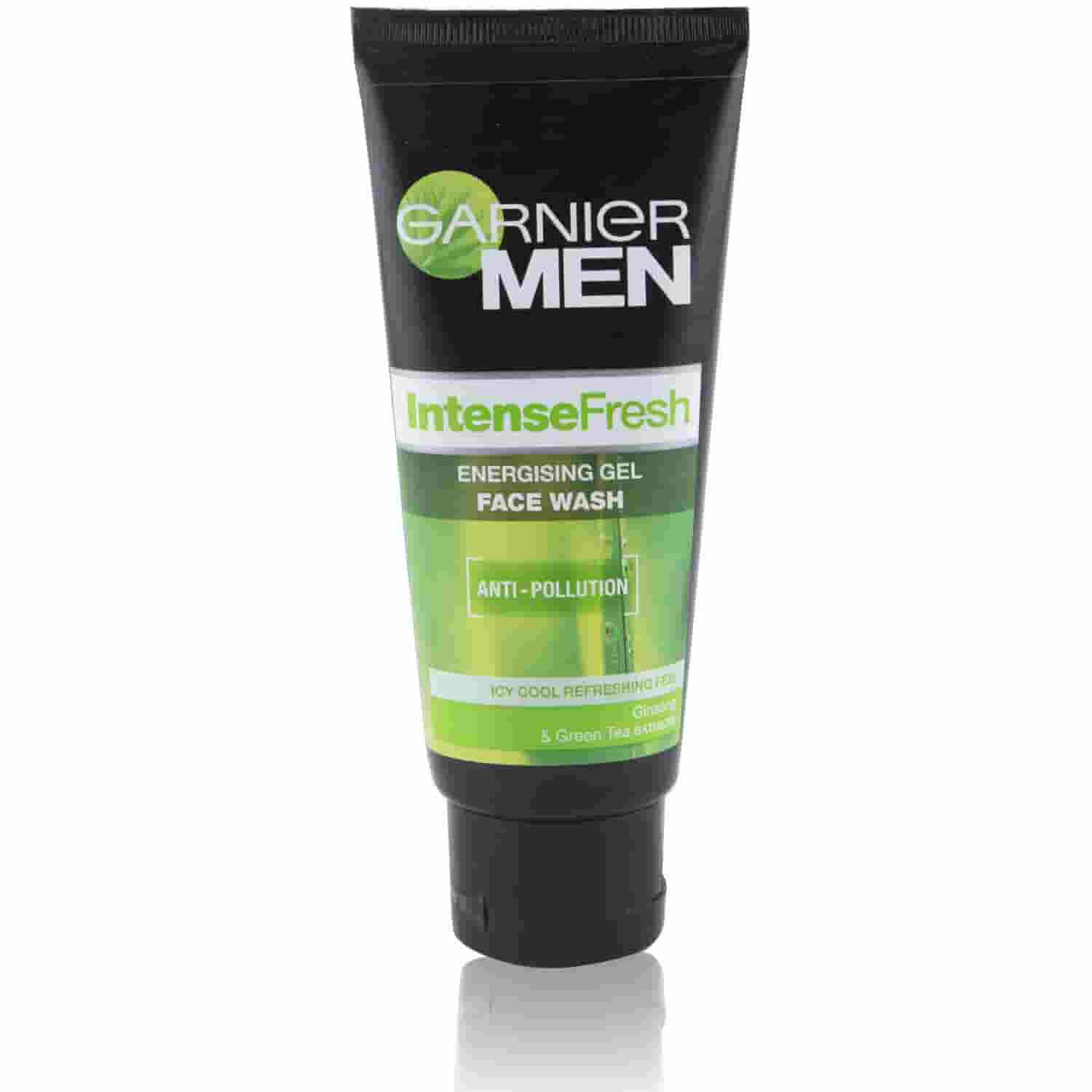 Garnier Men Intense Fresh - Energizing Gel Face Wash-100g Tube