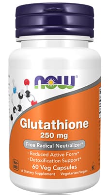 Now Glutathione 250mg Caps 60's