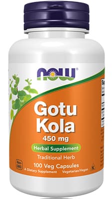Now Gotu Kola 450mg Caps 100's
