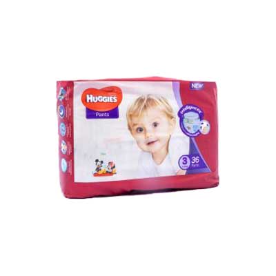 Huggies Pants Girl Size 3 (7-12 kg) 2x36s