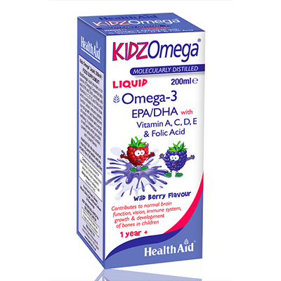 HealthAid KidzOmega Liquid (Berry) – 200ml