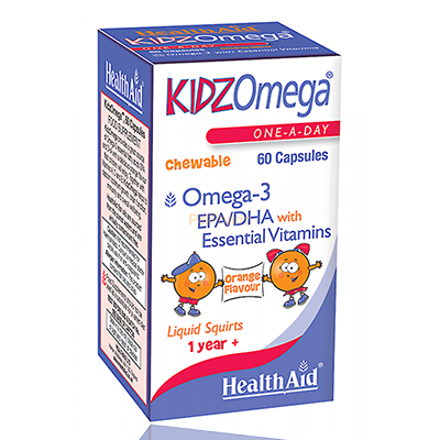 Healthaid Kidzomega 60’s (Orange Squirts)