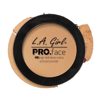 L.A. Girl HD Pro Face Pressed Powder, Medium Beige