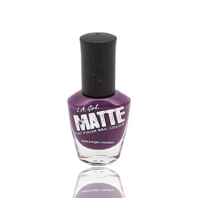 L.A. Girl Matte Plum Nail Polish – 14ml