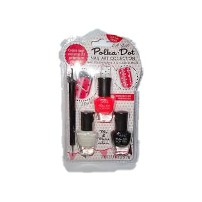 L.A. Girl Polka Dot Nail Kit, La-Di-Dots
