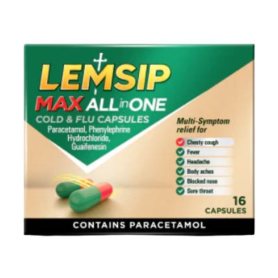 Lemsip Max All In One Capsules 16s