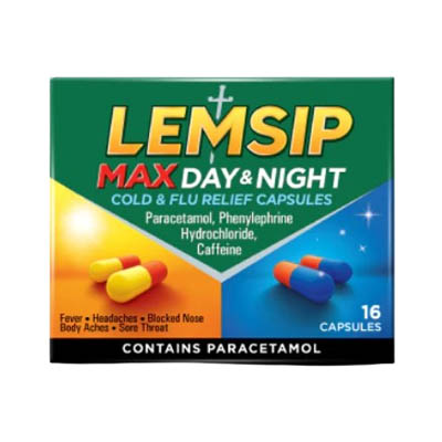 Lemsip Max Day & Night Capsules 16s