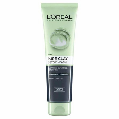 L'Oreal Paris Pure Clay Detox Foam Wash Black - 150ml