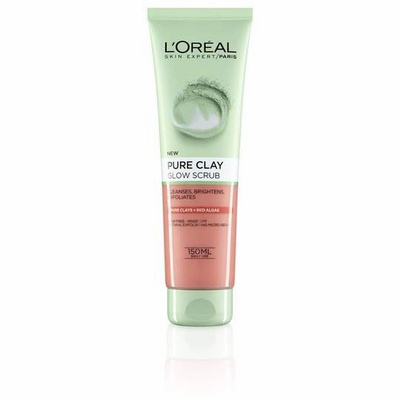 L'Oreal Paris Pure Clay Purity Wash 150Ml - Glow Scrub