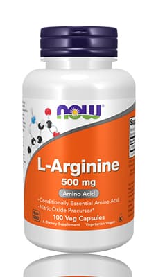 Now L Arginine 500mg Caps 100's