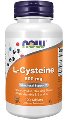 Now L Cysteine 500mg Tabs 100's