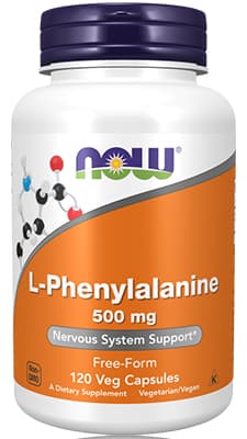 Now L Phenylalanine 500mg Caps 120's LARGER PACK SIZE