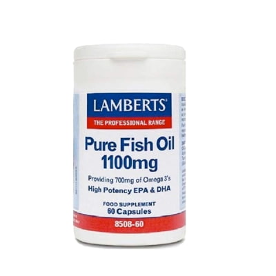 Lamberts Pure Fish Oil 1100mg, 60 Capsules