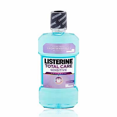 Listerine Mouthwash Total Care Sensitive Clean Mint, 500ml