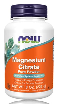 Now Magnesium Citrate Powder 227gm