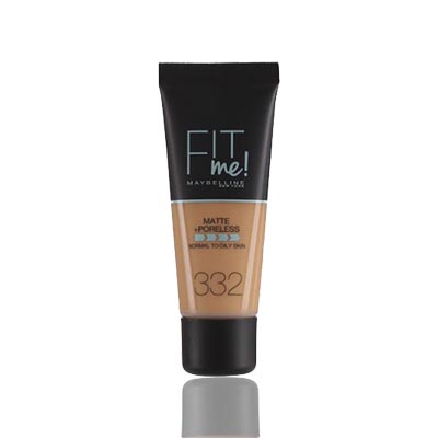Maybelline Fit Me Matte and Poreless Foundation Golden Caramel 332