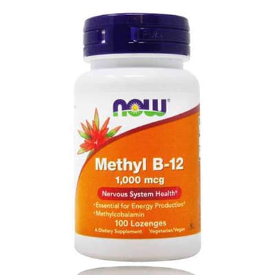 Now Methyl B12 - 1000mcg Lozenges 100's – Methylcobalamin