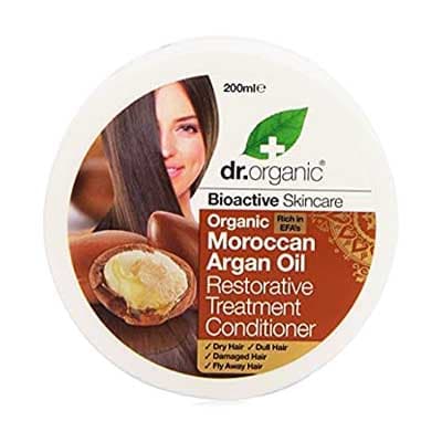 Dr Organic Moroccan Argan Oil Restorative Hair Conditioner, 200ml