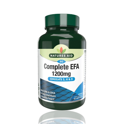 Natures Aid Complete EFA 1200mg (Omega 3,6,9) - 90's