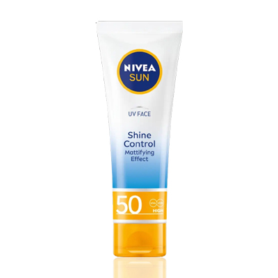 Nivea UVFace Shine Control Sun Cream (Tube) SPF50 50ml