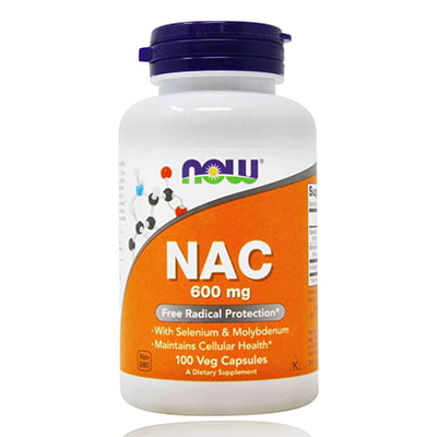 Now NAC Veg Capsules - 600 mg.