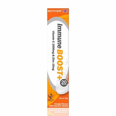 Principle Healthcare Immune Boost with Vitamin C and Zinc, 20tablets