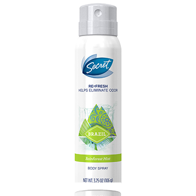 Secret Body Deo Spray Rainforest Mist