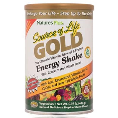 Natures Plus Source Of Life Gold Energy Shake – 442gm