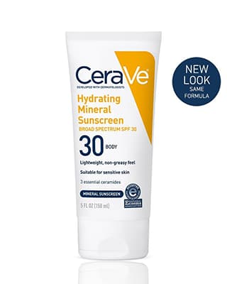 CeraVe Hydrating Mineral Sunscreen Broad Spectrum SPF – 150ml