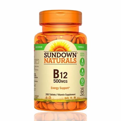 Sundown Naturals B-12 500 mcg Tabs - 200's