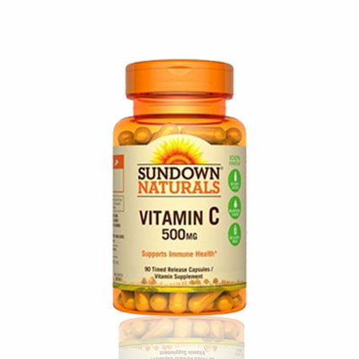Sundown Vitamin C 500 mg Time Release Capsules - 90 Capsules