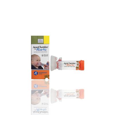 Aero Chamber Infants (0-18mths) Orange.
