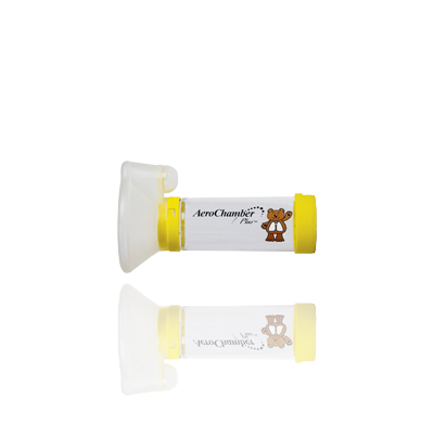 AEROCHAMBER PLUS FLOW-VU CHILD (YELLOW)