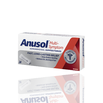 ANUSOL SUPPOSITORIES 24`S.