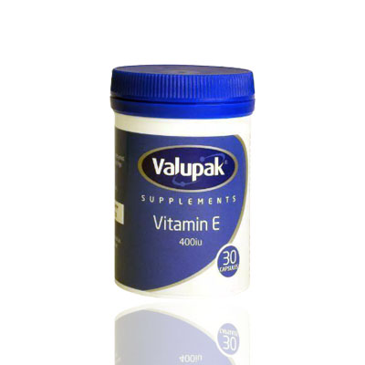 VALUPAK VIT E 400IU CAPSULES 30`S