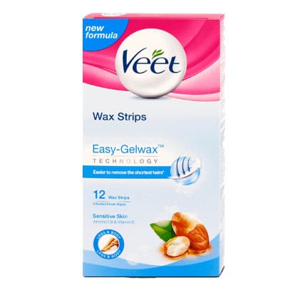 Veet Wax Strip Sensitive 12's