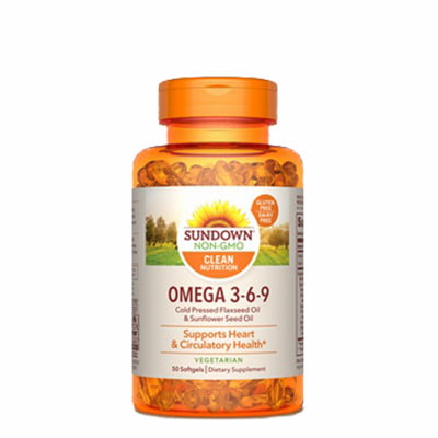 Sundown Veg Omega 3-6-9 Softgels - 50's