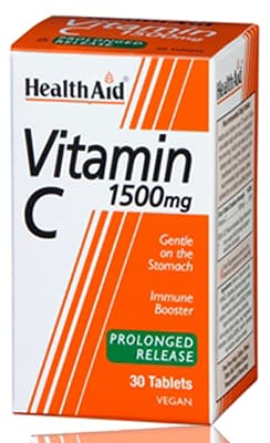 HealthAid  Vitamin C 1500mg PR 30's