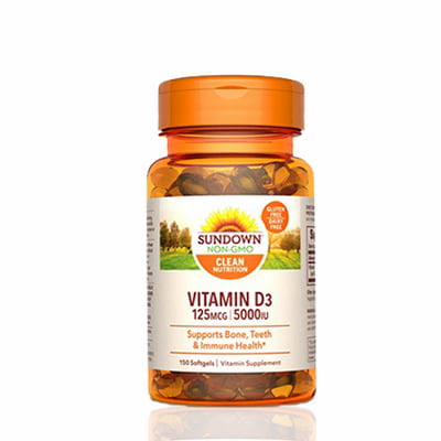 Vitamin D 3 -5000 IU Softgels - 150's