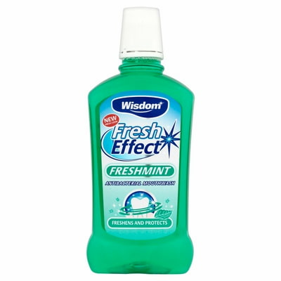 Wisdom Fresh Effect Mouthwash Fresh Mint 500ml
