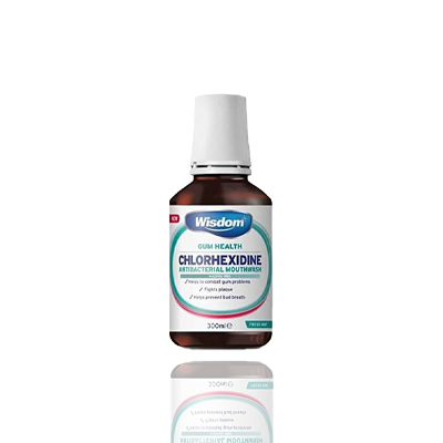 Wisdom Chlorhexidine Mouthwash -Original, 300ml.