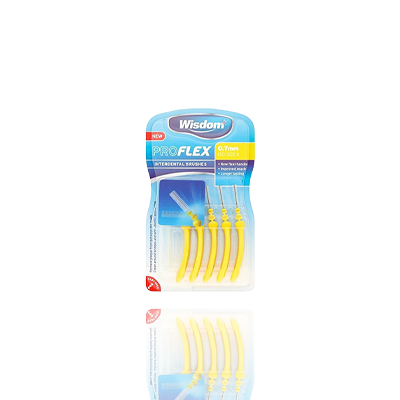 Wisdom Proflex Interdental Brush Yellow 0.70mm 6 x 25's