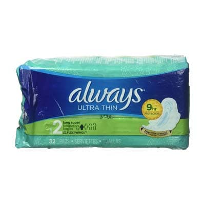 Always Ultra-Thin Long Pads, 32pads